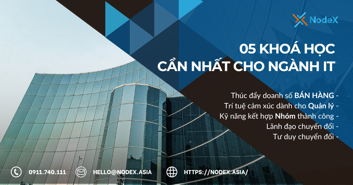 KHOÁ HỌC IT NỔI BẬT 2024 -NODEX