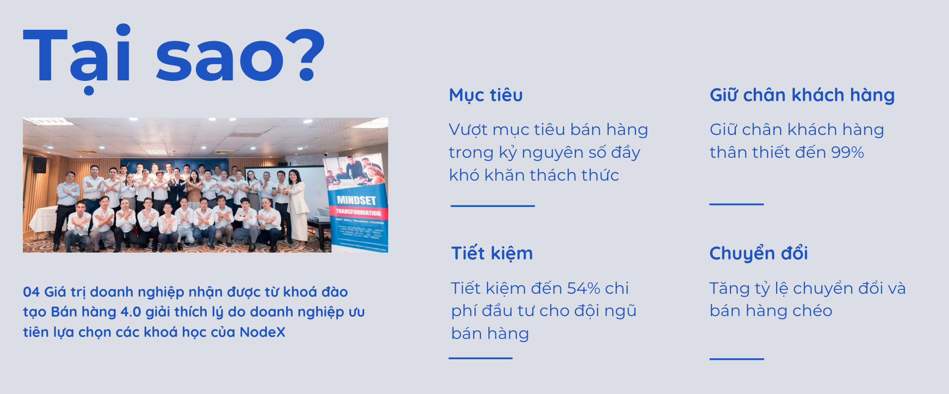 NodeX_Các khoá đào tạo Bán hàng