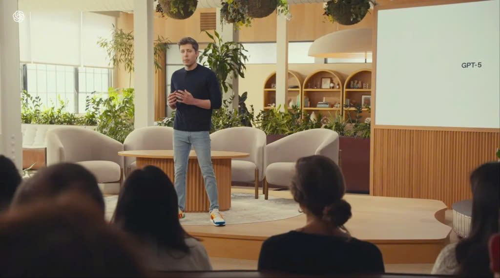Sam Altman trong buổi giới thiệu GPT-5